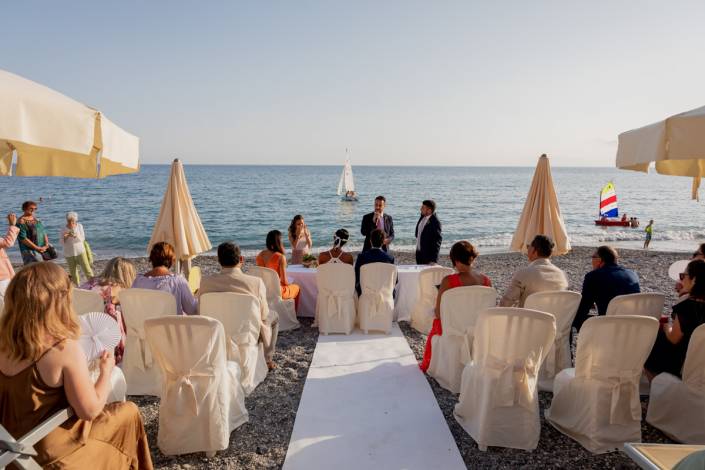 Foto matrimonio spiaggia tramonto