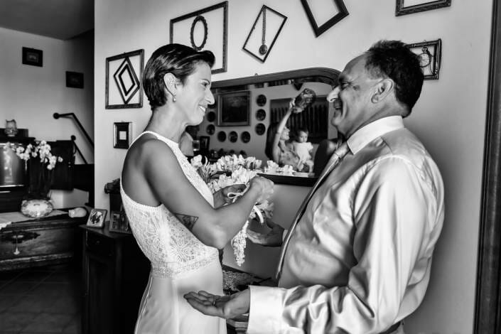 Foto matrimonio la preparazione